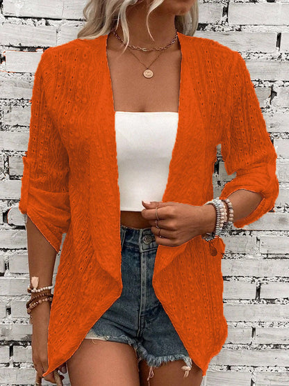 Gilet femme Automne Crochet Style décontracté