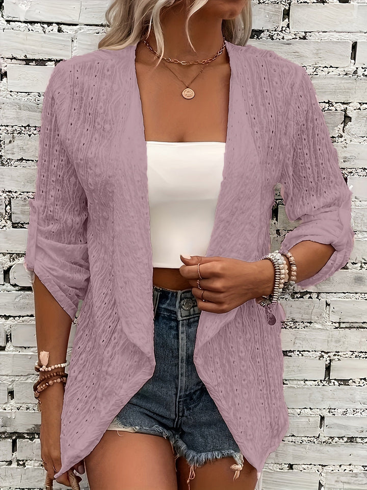 Gilet femme Automne Crochet Style décontracté