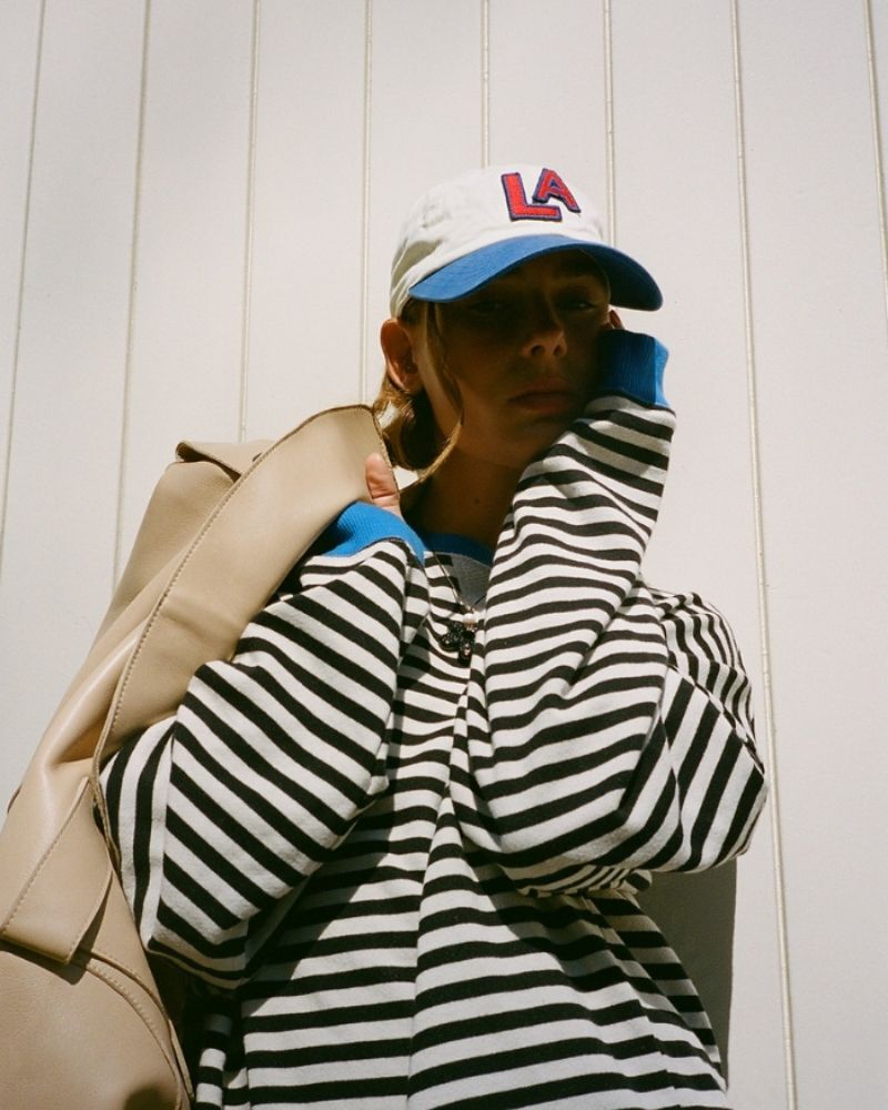 Pull oversize rayé confortable