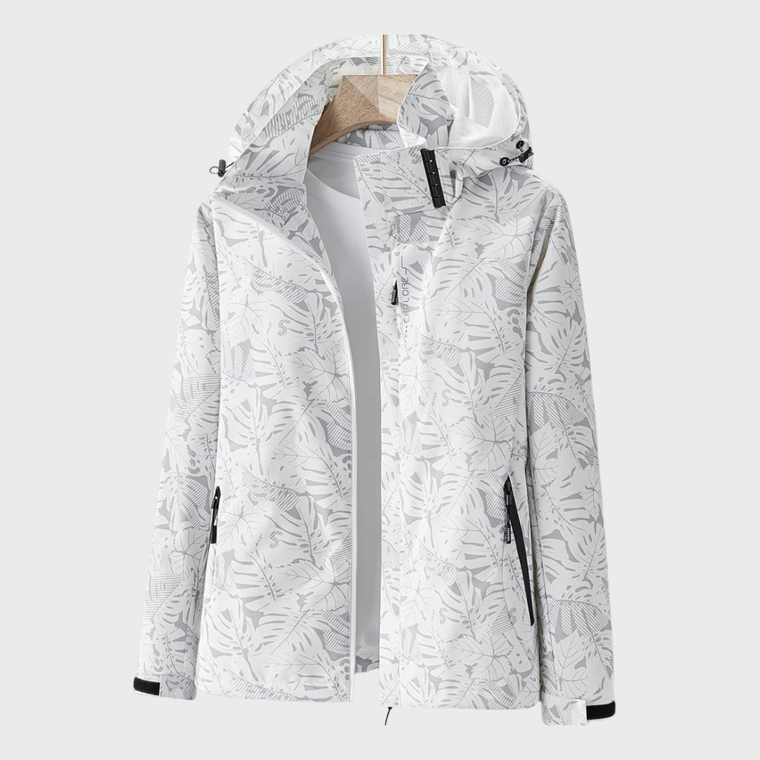 Parka à capuche imperméable et coupe-vent pour l'extérieur