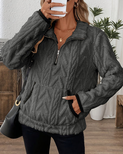 Robe-blazer moelleuse pour femme hiver