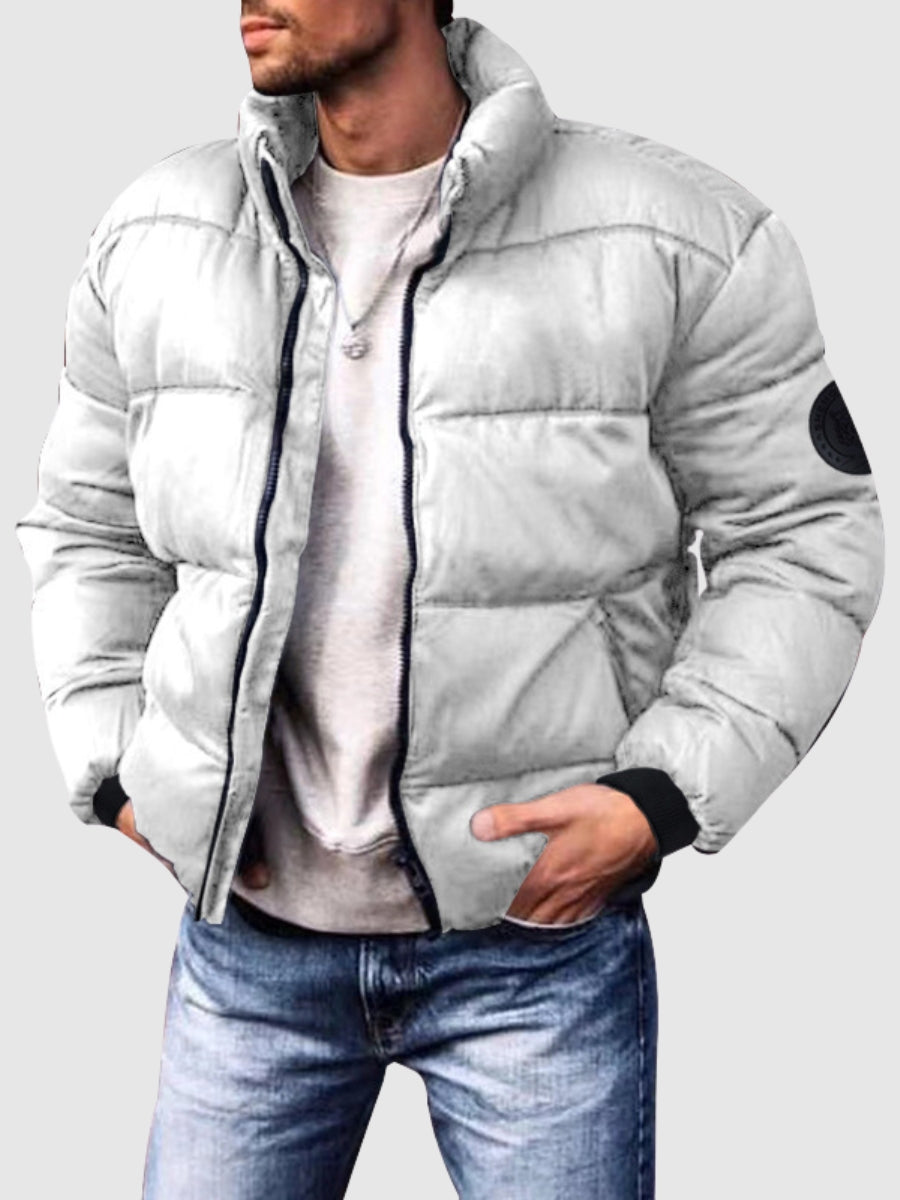 Blouson d'hiver homme polyester chaud isolant