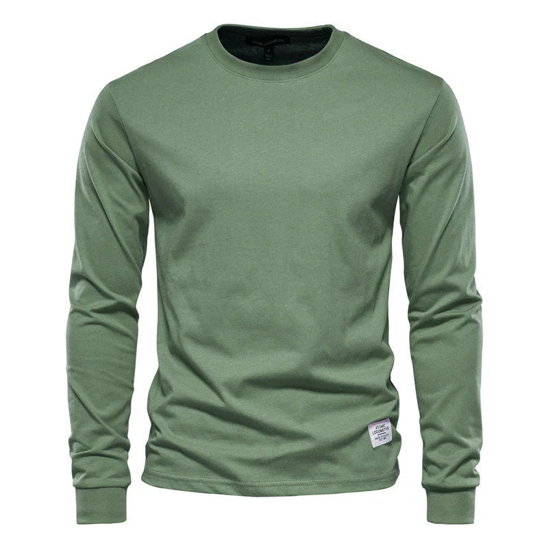 Chemise décontractée confortable à manches longues pour hommes
