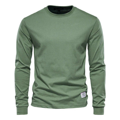 Chemise décontractée confortable à manches longues pour hommes