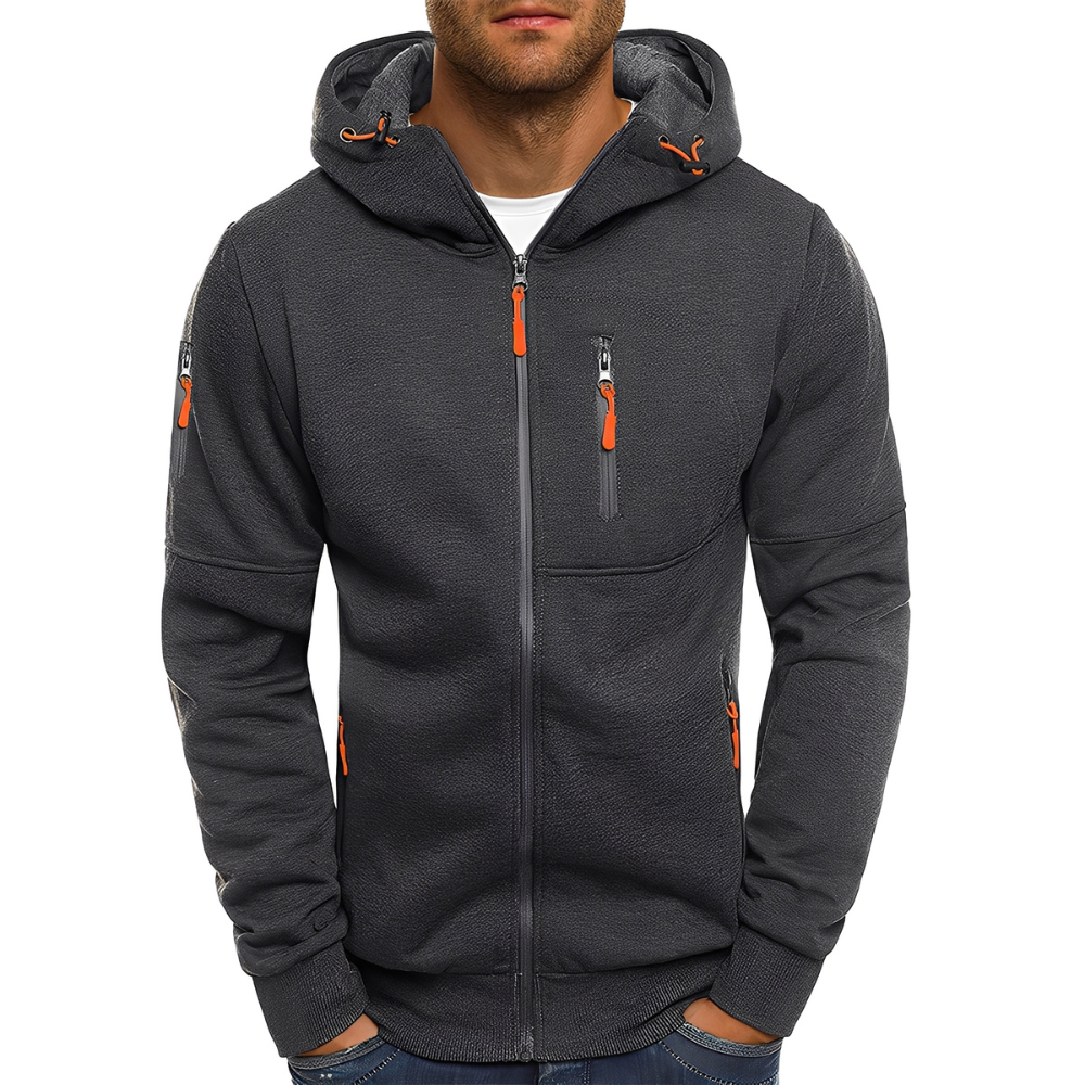 Veste pratique pour homme avec capuche Sportive