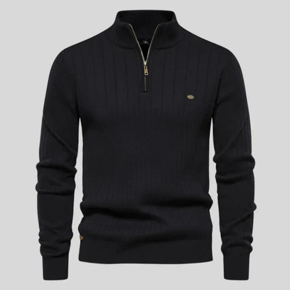 Pull Homme Classique Demi-Zip
