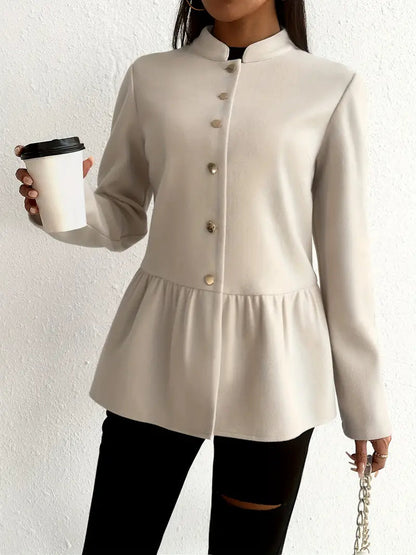 Chemise à manches longues d'automne élégante et moderne pour femme