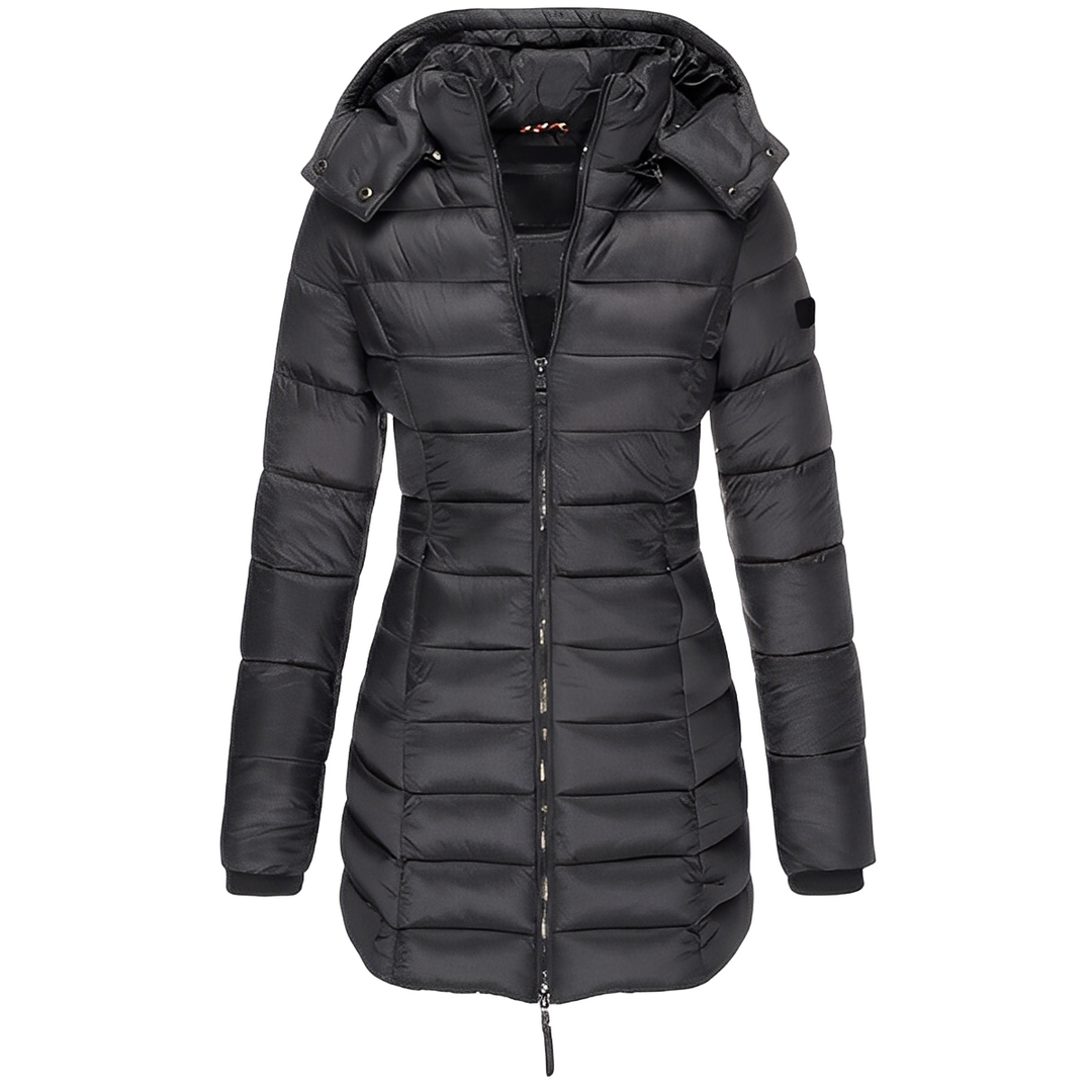 Manteau élégant pour femme, chaudement rembourré