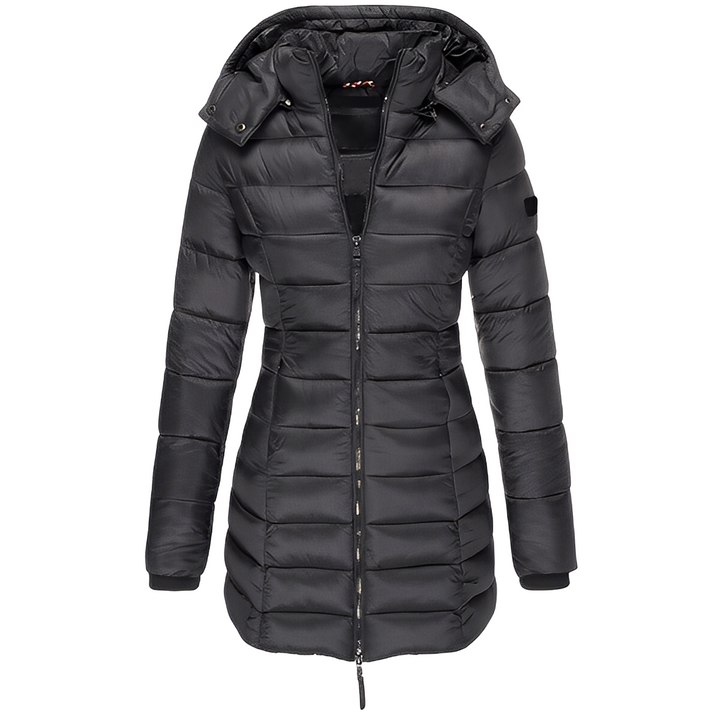 Manteau élégant pour femme, chaudement rembourré