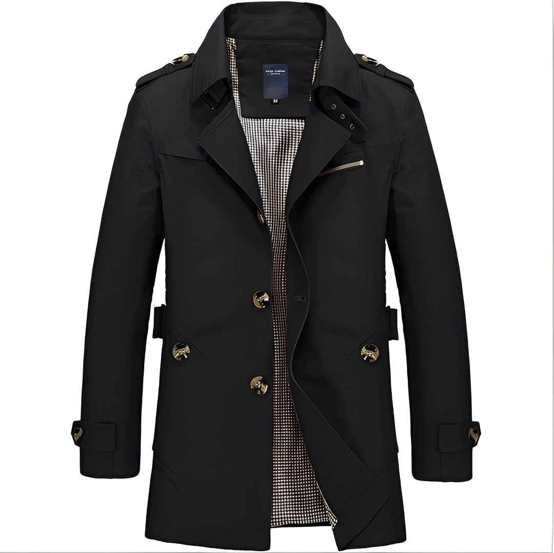 Veste mi-longue décontractée pour homme