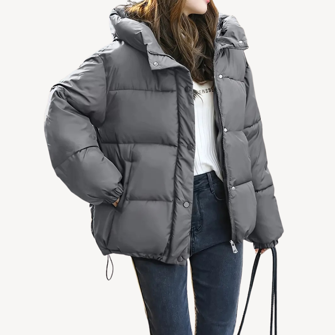 Sweat à capuche pour femme, doudoune chaude