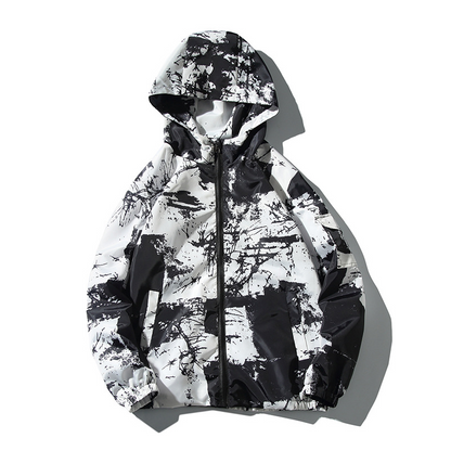 Veste coupe-vent imperméable pour hommes