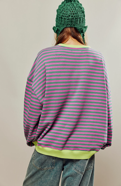 Helena | Pull Rayé Femme