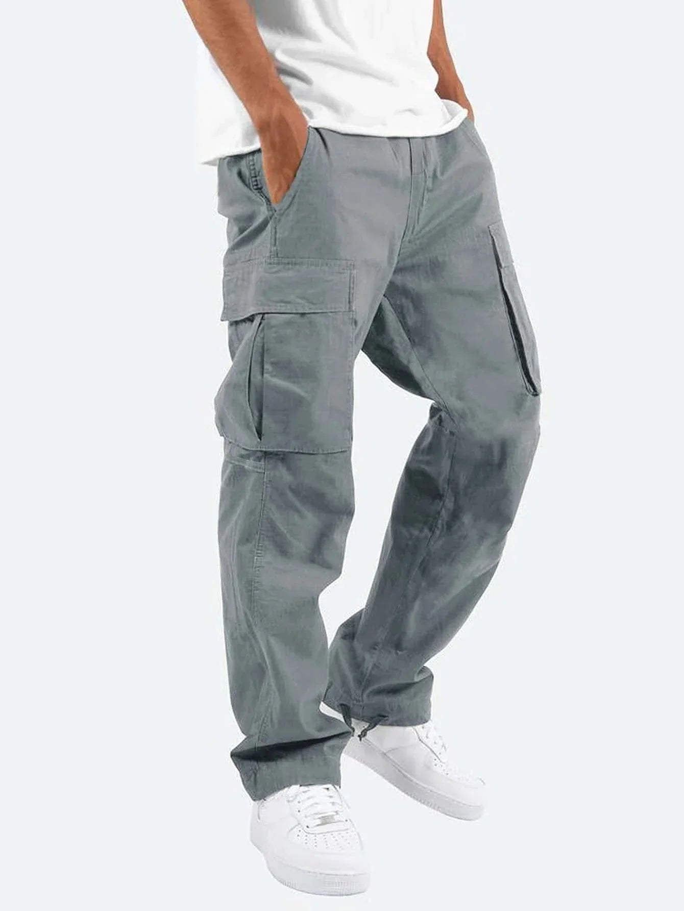 Pantalon décontracté homme style cargo