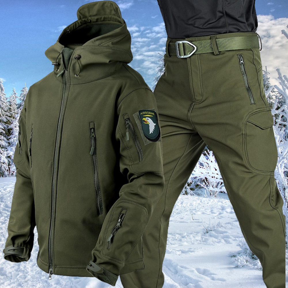 Ensemble de vêtements d'extérieur fonctionnel et élégant