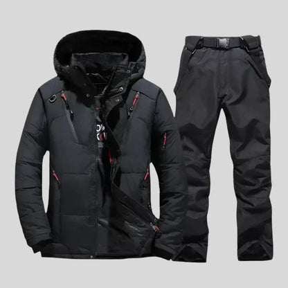 Ensemble de sports d'hiver chaud et isolant pour homme