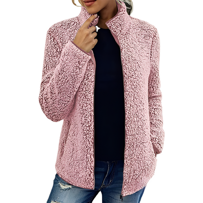 Veste polaire moderne pour femme, chaude et élégante