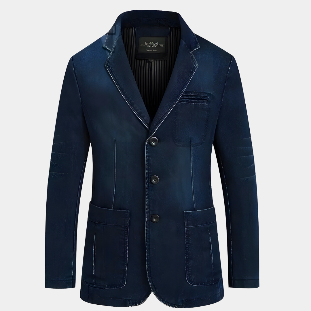 Veste en jean classique élégante pour hommes