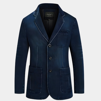 Veste en jean classique élégante pour hommes