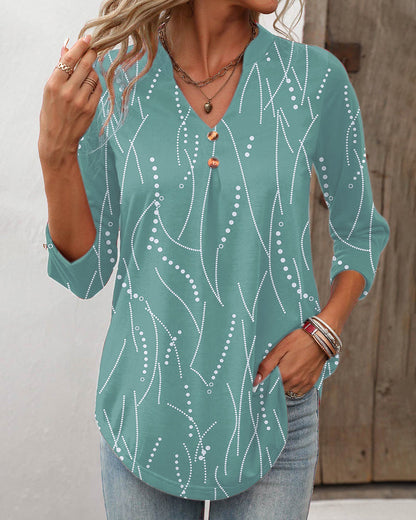 Robe élégante pour femme avec patte de boutonnage et col en V