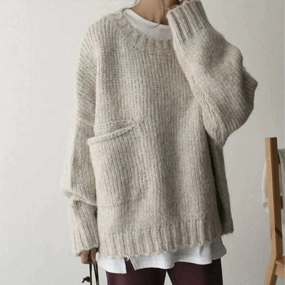 Warme Sweater Herren Übergroße Taschen Modern Lässig - IdealeKleiden