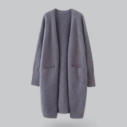 Gilet tricoté ouvert devant chaud
