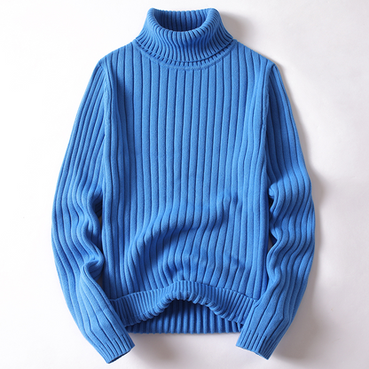Pull roulé doux Manches longues Chaud Confortable
