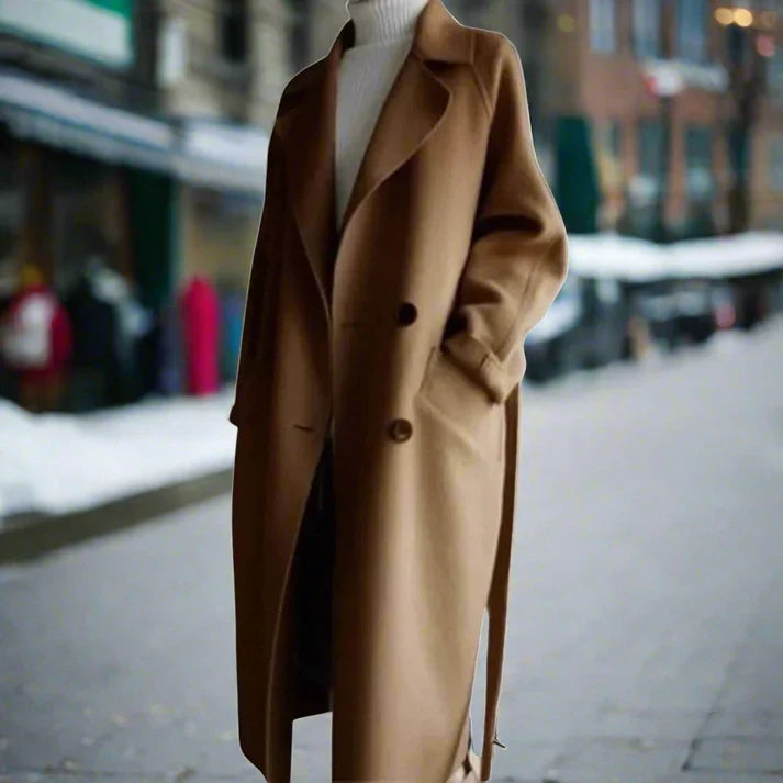 Manteau long femme élégant chic