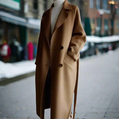 Manteau long femme élégant chic