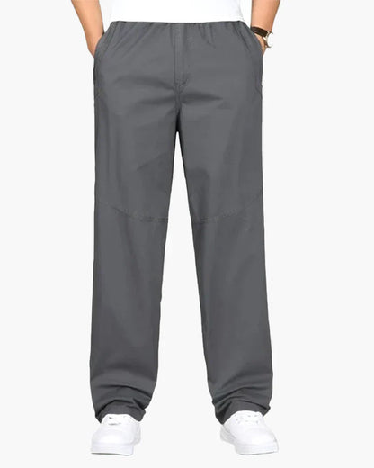 Pantalon de loisirs confortable en coton pour homme