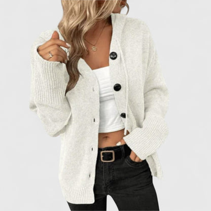 Cardigan élégant Femme Classique Boutons
