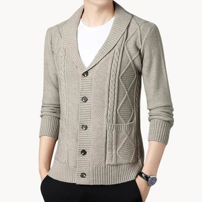 Cardigan élégant en côtes pour femme