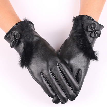 Gants en cuir élégants pour femme