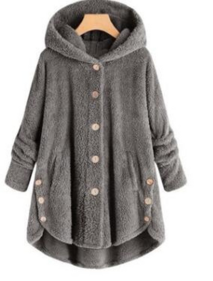 Manteau d'hiver femme chaud capuche élégant