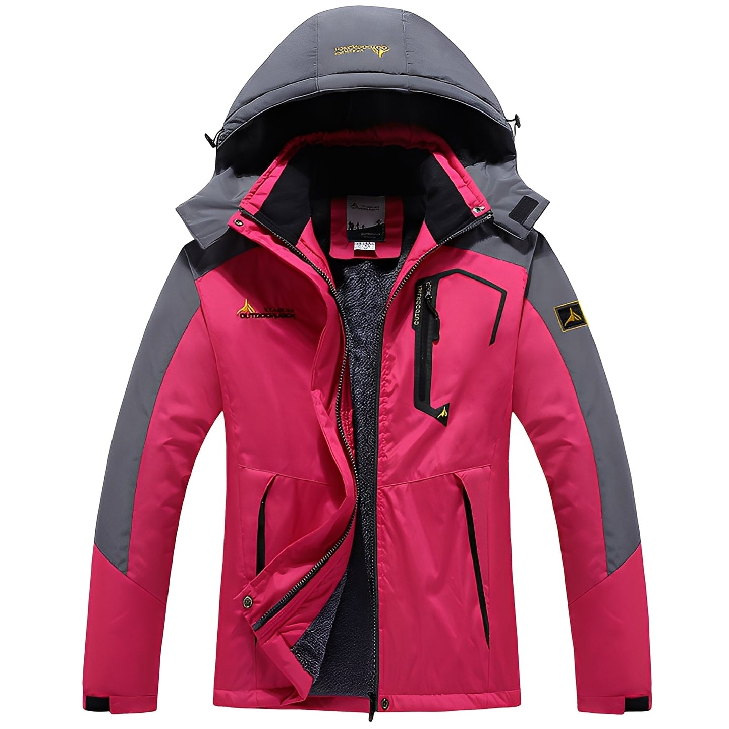 Veste chaude pour femme en polaire à l'intérieur