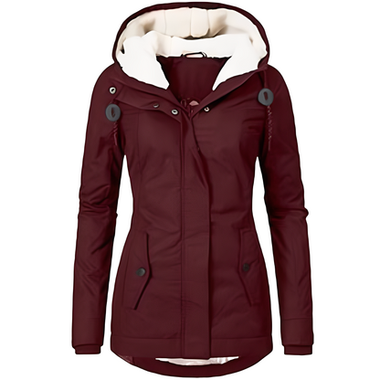 Pantalon de pluie imperméable pour femme, pantalon en velours à capuche