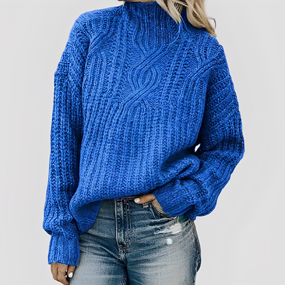 Pull doux pour femme, design tricoté élégant
