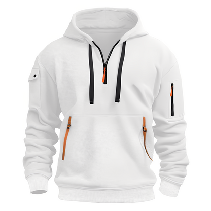 Sweat à capuche zippé confortable pour hommes