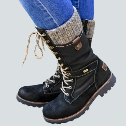 Bottes antidérapantes de sécurité pour femme