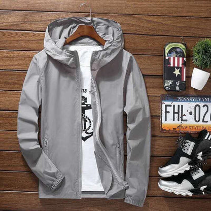 Veste élégante pour homme avec capuche