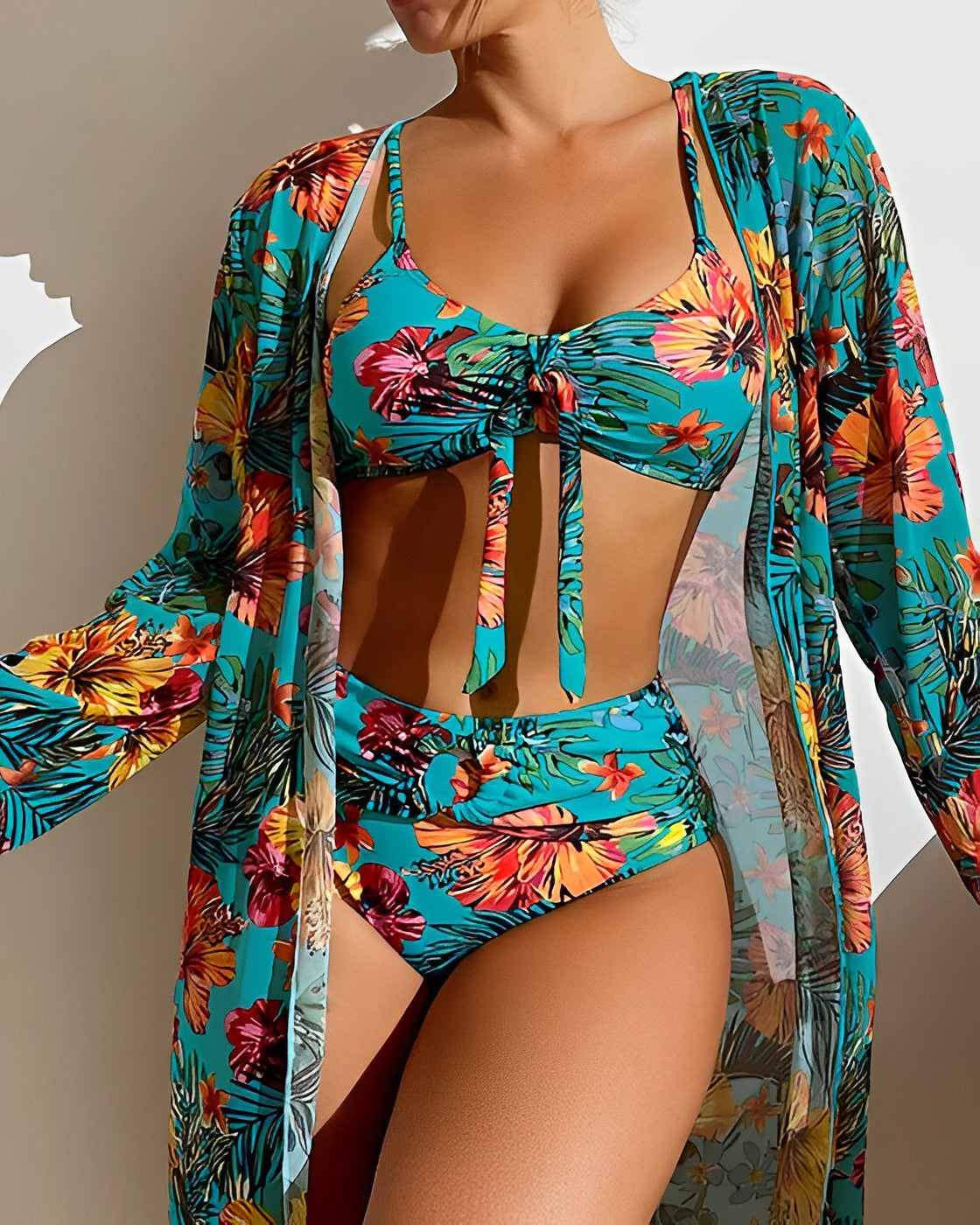 Ensemble bikini d'été tendance pour femme