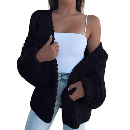 Pull en peluche grande taille pour femme