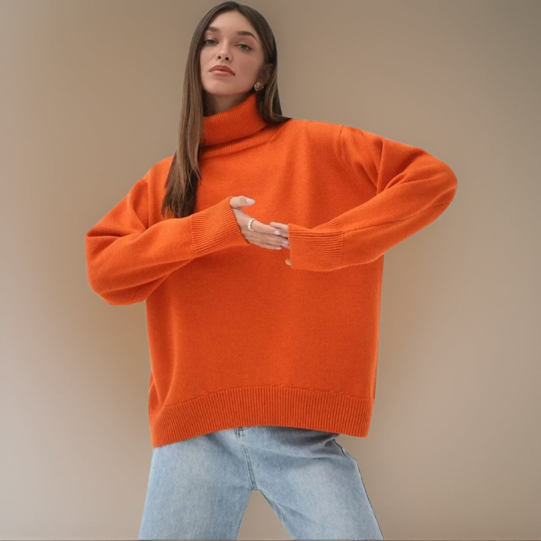 Femmes Col Roulé Chaud Hiver