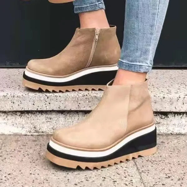 Bottes en cuir confortables pour des pieds sains