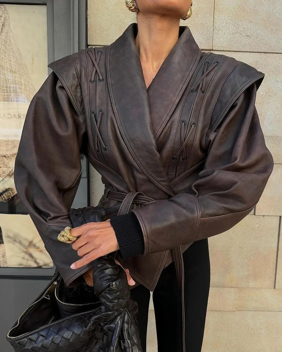 Retro Jacke Damen Elegant - IdealeKleiden