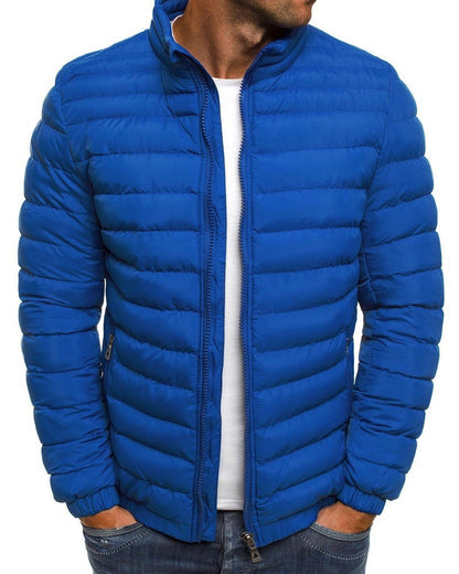 Veste simple à col montant Couleurs variées