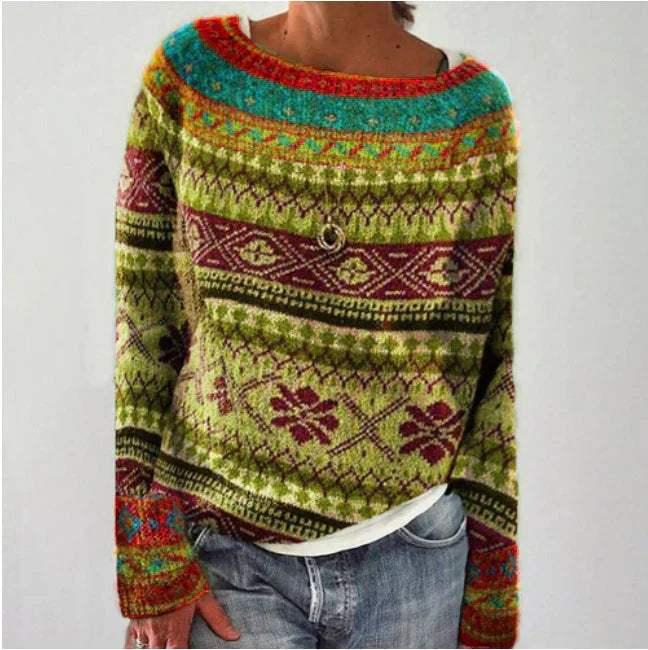 Pull rétro femme style vintage