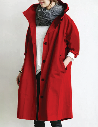 Trench-coat stylé avec capuche