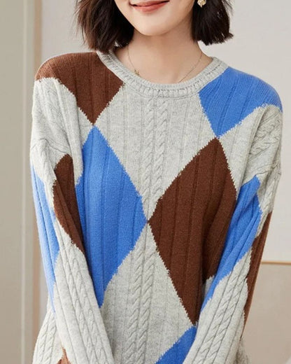 Cardigan en laine Mérinos pour femme