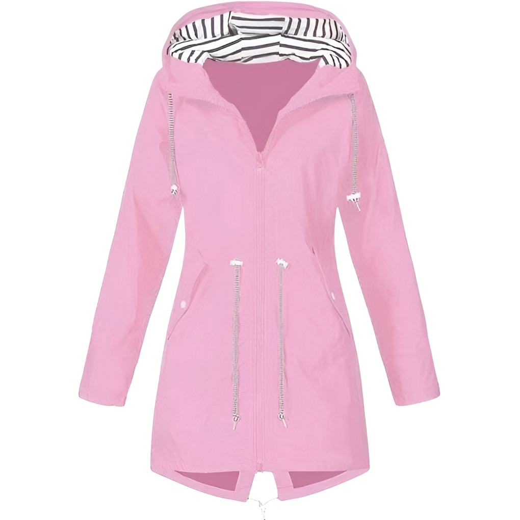 Veste femme imperméable à capuche, veste de pluie
